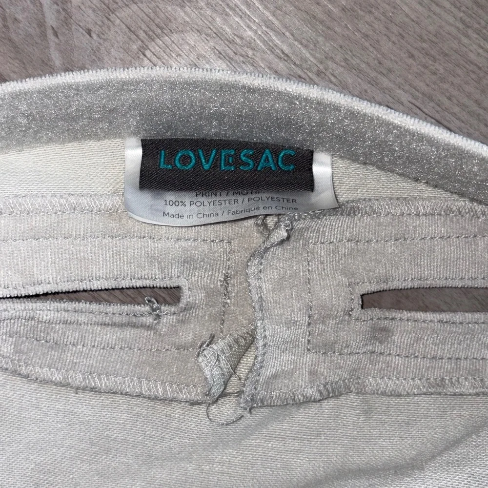 LoveSac | Sactional Storage Base Cover | Sky Grey Corded Velvet
